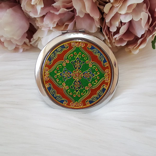 Mintás kézitükör