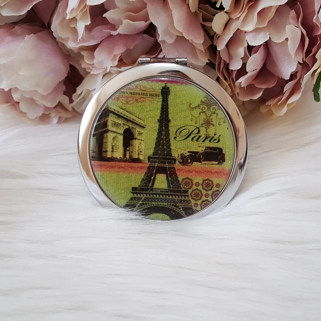 Eiffel torony mintás kézitükör