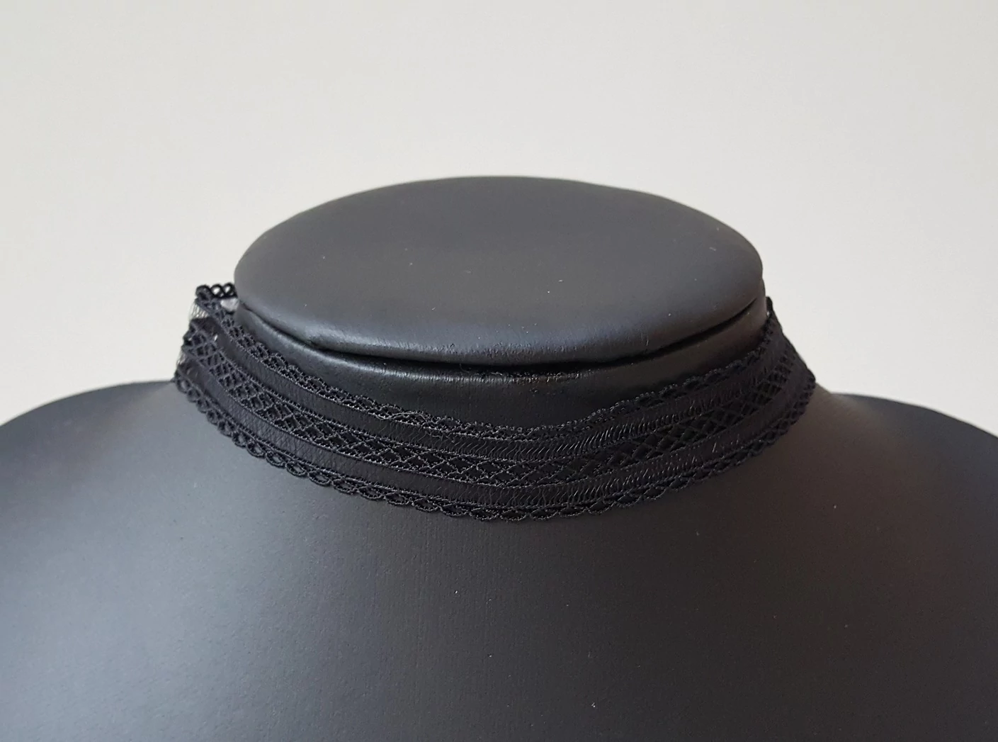 Csipke choker nyaklánc fekete