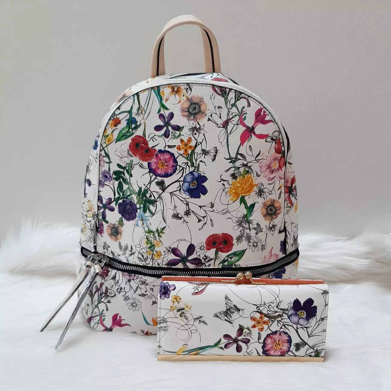 Flower táska pénztárca szett